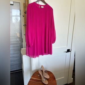 Pink Aritzia Wilfred Daydreamer Dress great condition